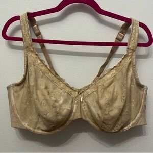 Cacique Lace Bra 44DD Cream